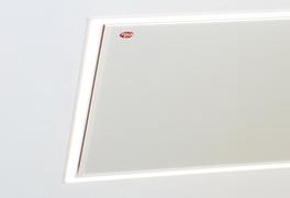 easyTherm® Infrarotheizung multiplan mit Lichtrahmen easyLight plan an der Decke