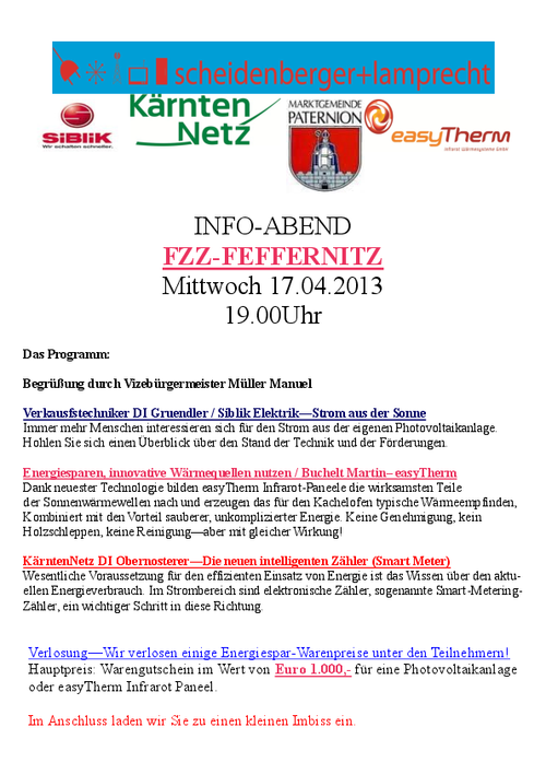 Informationsabend | EasyTherm