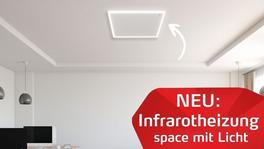 Infrarotheizung mit Licht von easyTherm®